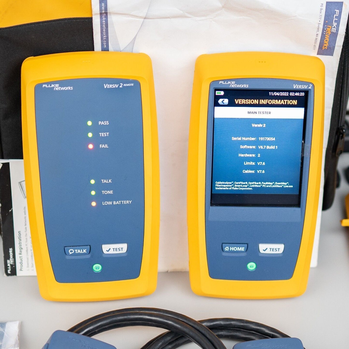 Fluke Versiv 2 DSX2-8000 2Ghz CableAnalyzer Cat8 Cat6a Cable Certifier DSX-8000