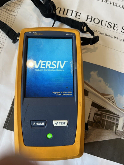 Fluke Networks DSX-8000 Versiv2 DSX Cable Analyzer Cat6a Cat8 Versiv wfiber mod