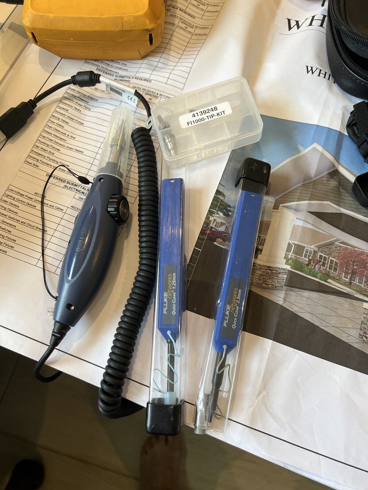 Fluke Networks DSX-8000 Versiv2 DSX Cable Analyzer Cat6a Cat8 Versiv wfiber mod