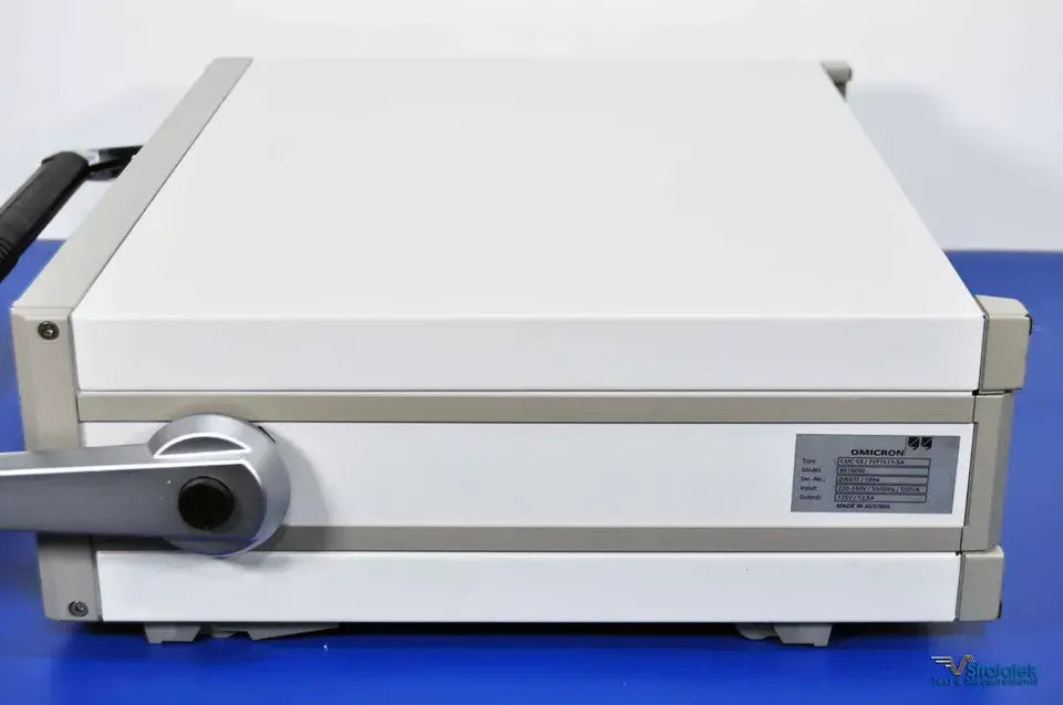 Omicron CMC 56 Relay Test Set and CMA 56 Amplifier with Software Calibrated